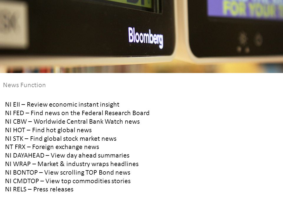 Bloomberg Cheatsheet Ppt Video Online Download - 